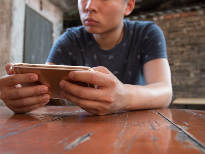 mobile phone, macro, hand